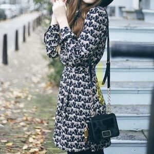 & OTHER STORIES Zebra print flare dress